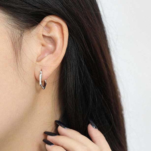 Irregular Hoop Earrings